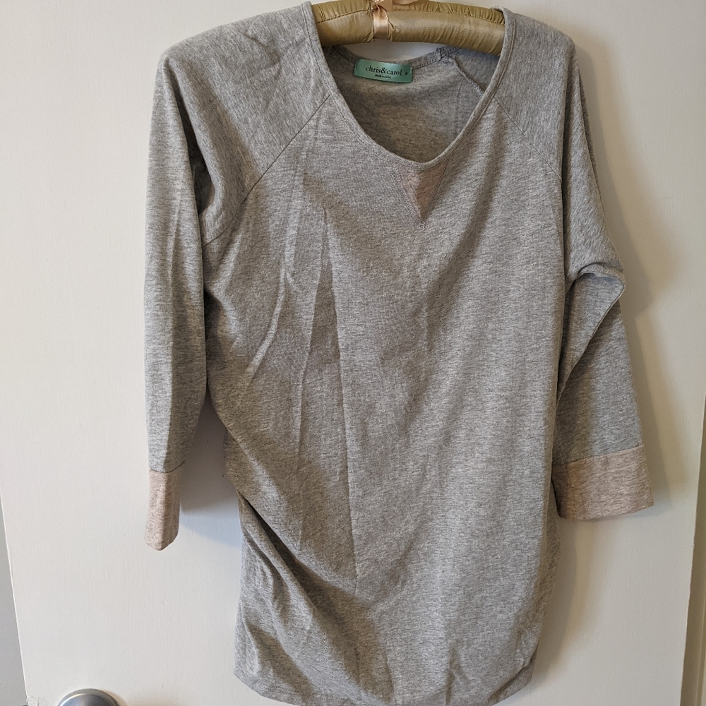 Maternity baseball 3/4 sleeve size medium